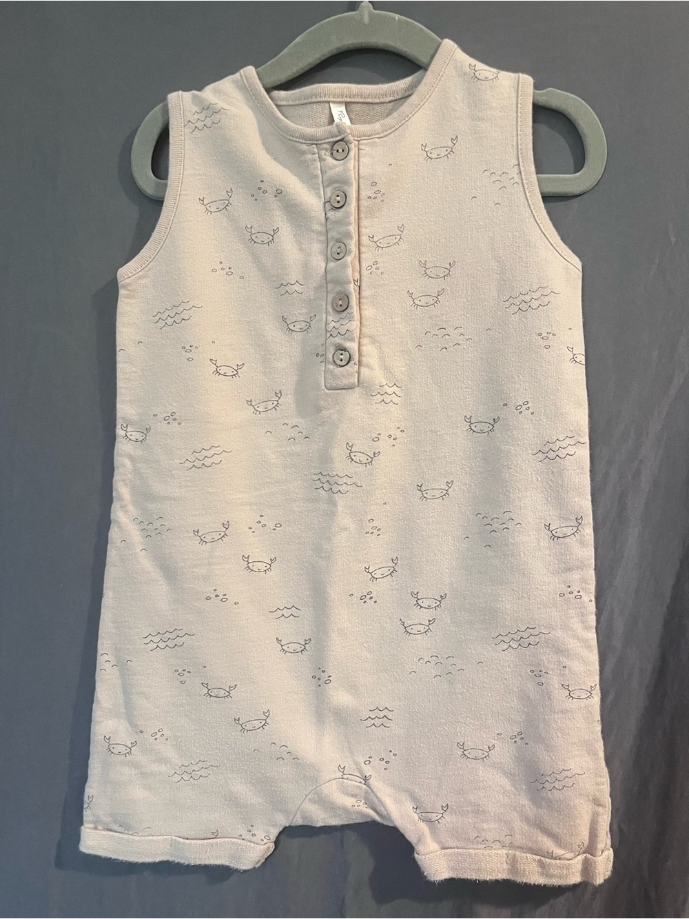 Rylee + Cru Cream Baby Romper